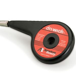 American Beauty Dri-Wick Desoldering Braid with Thumb Wheel Dispenser, 0.093" Width