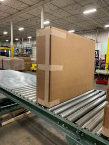 Warehouse packaging fiberboard boxes